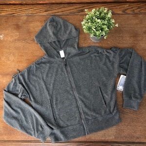 Splendid Studio Zip Front Hoodie